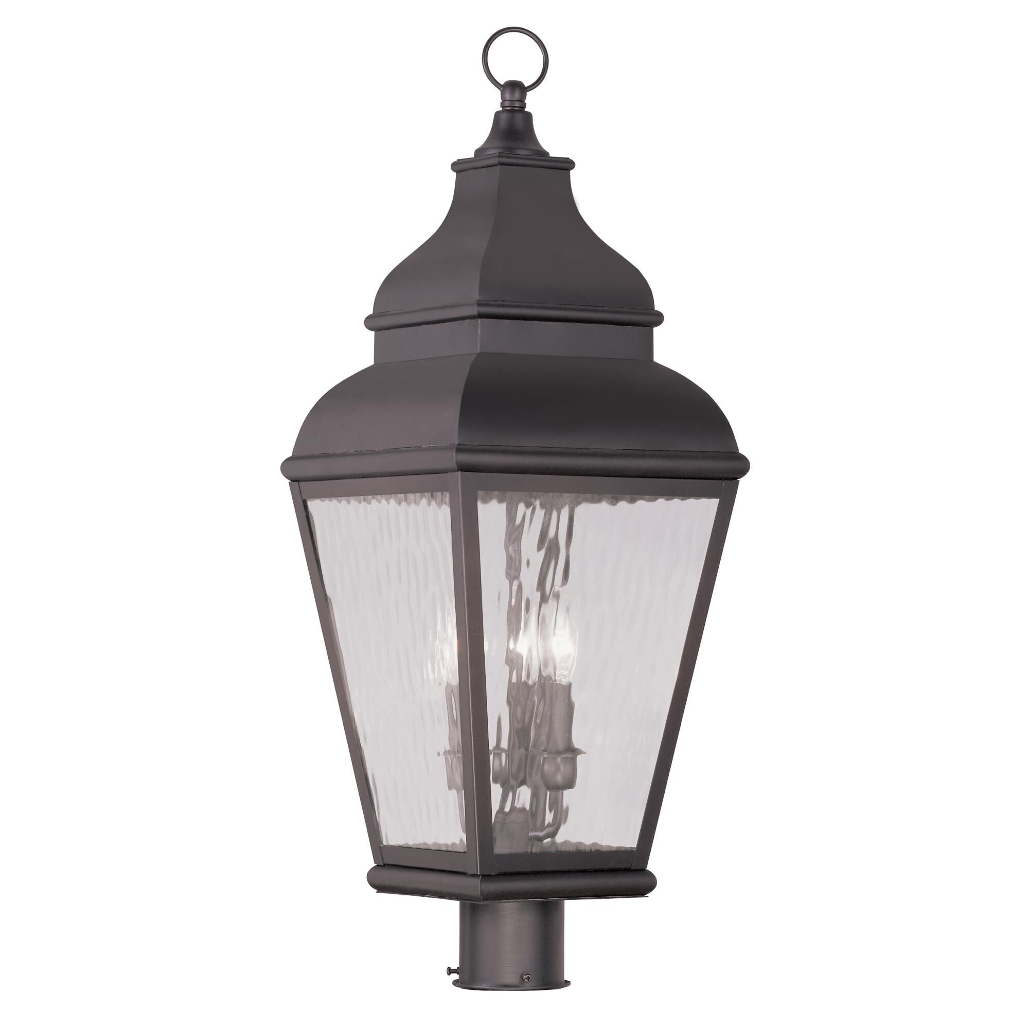 Exeter 29 Inch Tall 3 Light Outdoor Post Lamp by Livex Lighting